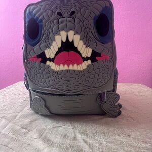 🦖 Rare Loungefly x Funko Pop! Jurassic World “Blue” Velociraptor Mini Backpack 🦖